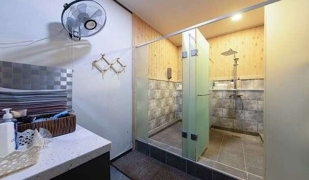 인천 소래포구 사잔카 샤워실