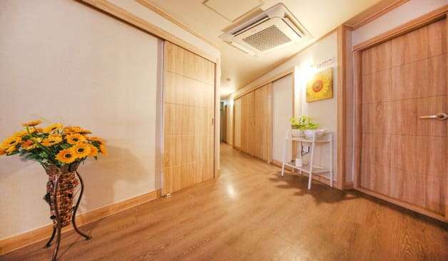 아산 온천동 명테라피 복도 실제 샵사진1