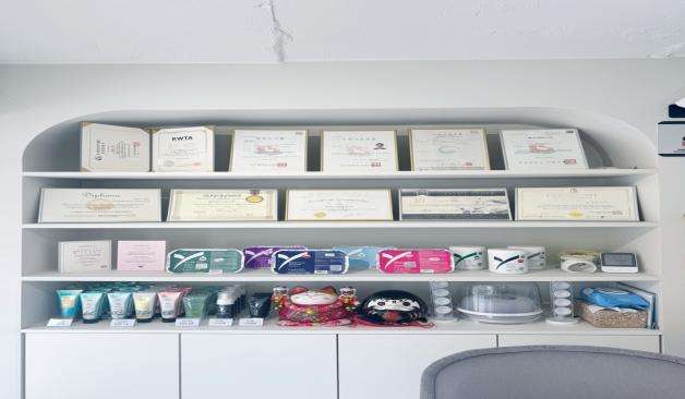 부산 하단 1인샵 맨즈왁싱&테라피 진열장